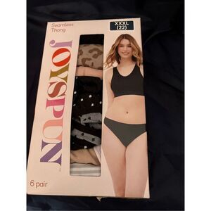 New Joy-spun‎ 6 Pack of Seamless thongs size XXXL